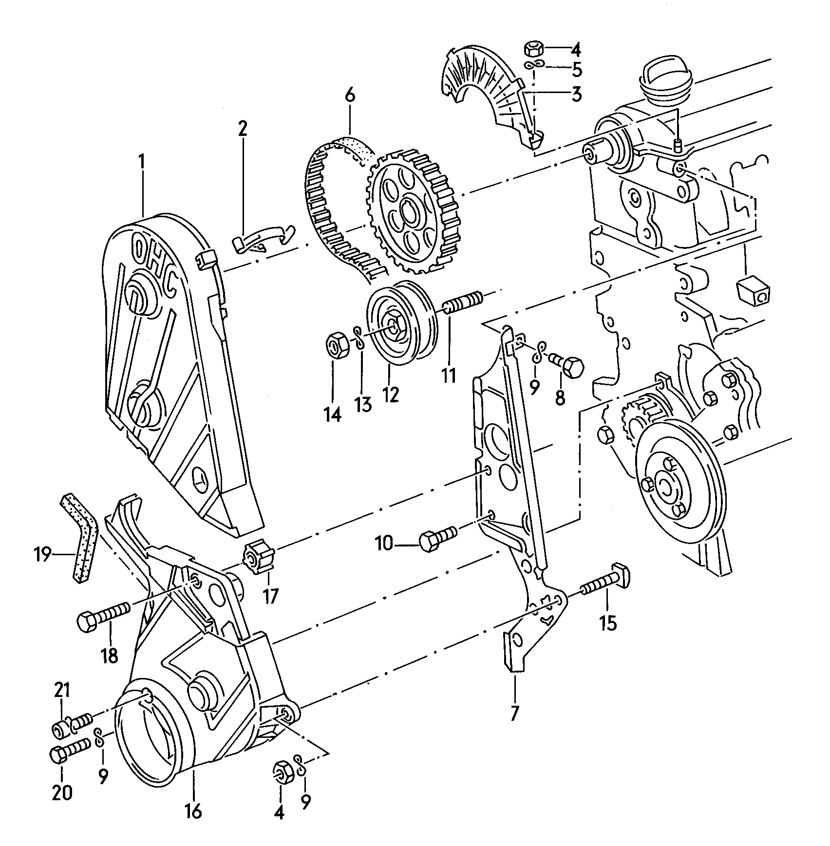 Porsche 056 109 119 A - Зубчатый ремень ГРМ unicars.by