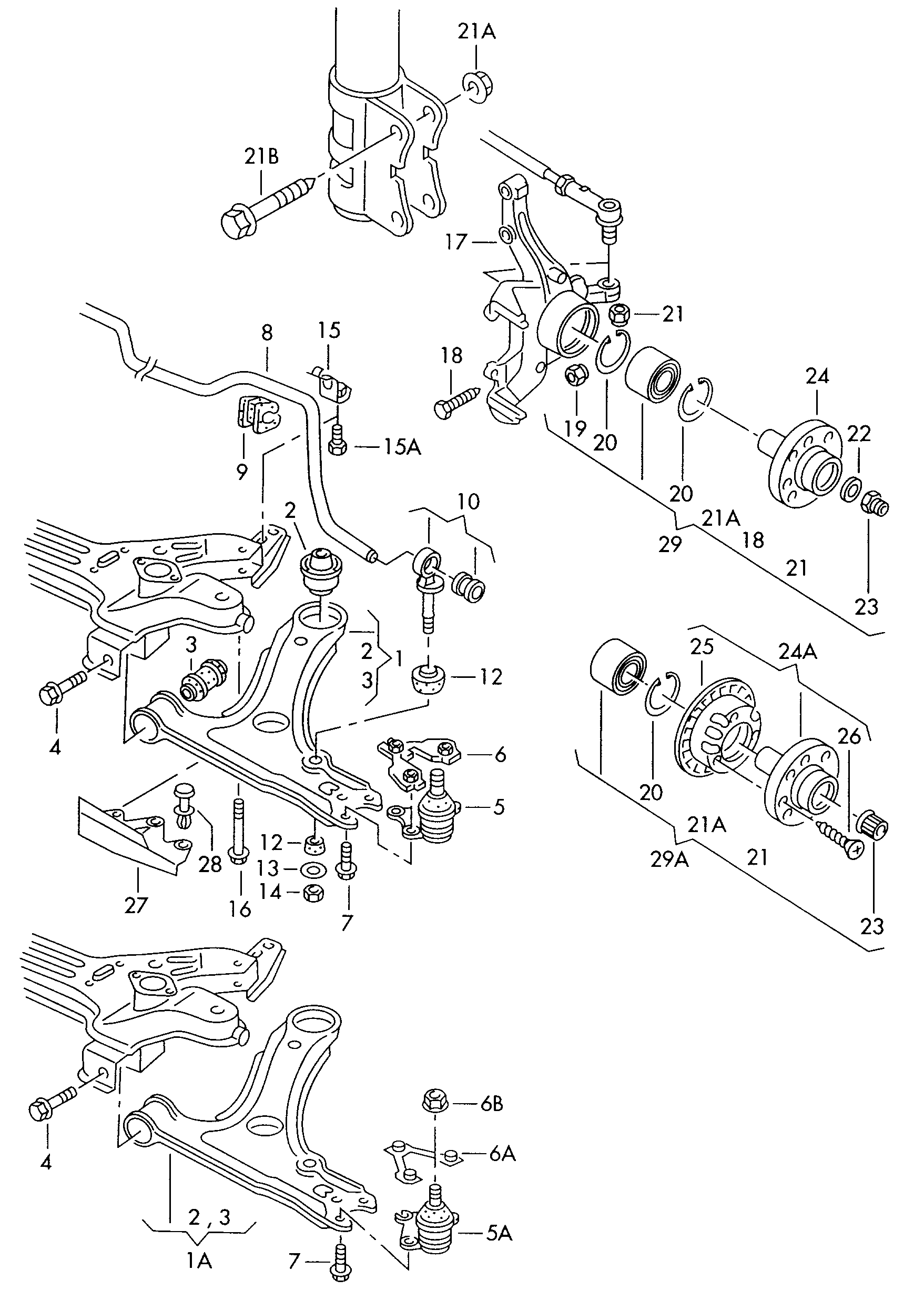 Seat 357498625B - Комплект подшипника ступицы колеса unicars.by