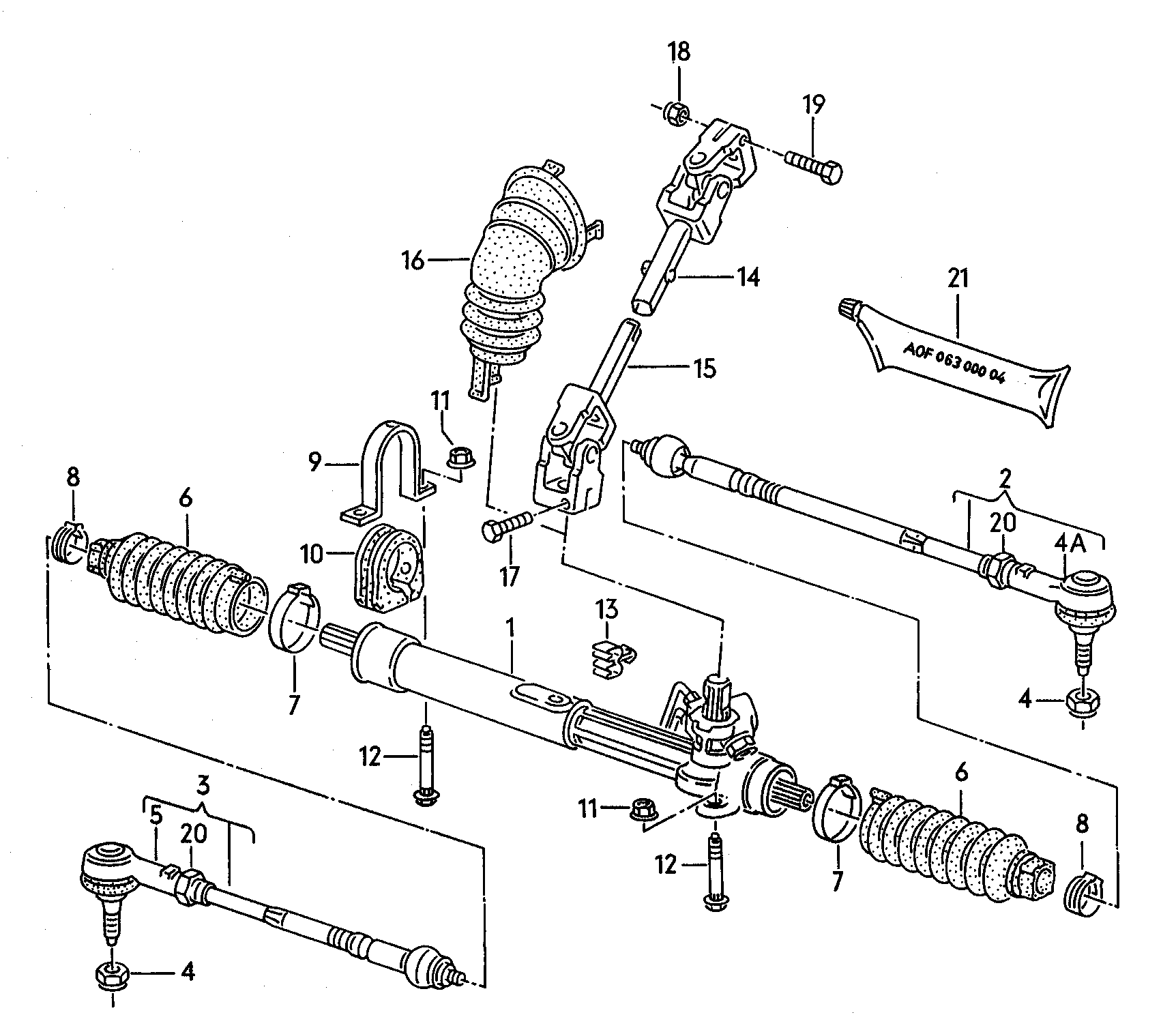 VW 357 422 803 - Рулевая тяга unicars.by