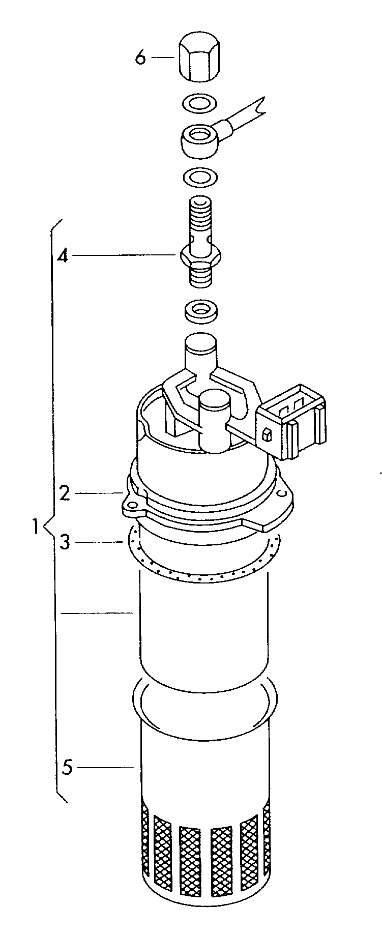 VW 191906091H - Топливный насос unicars.by