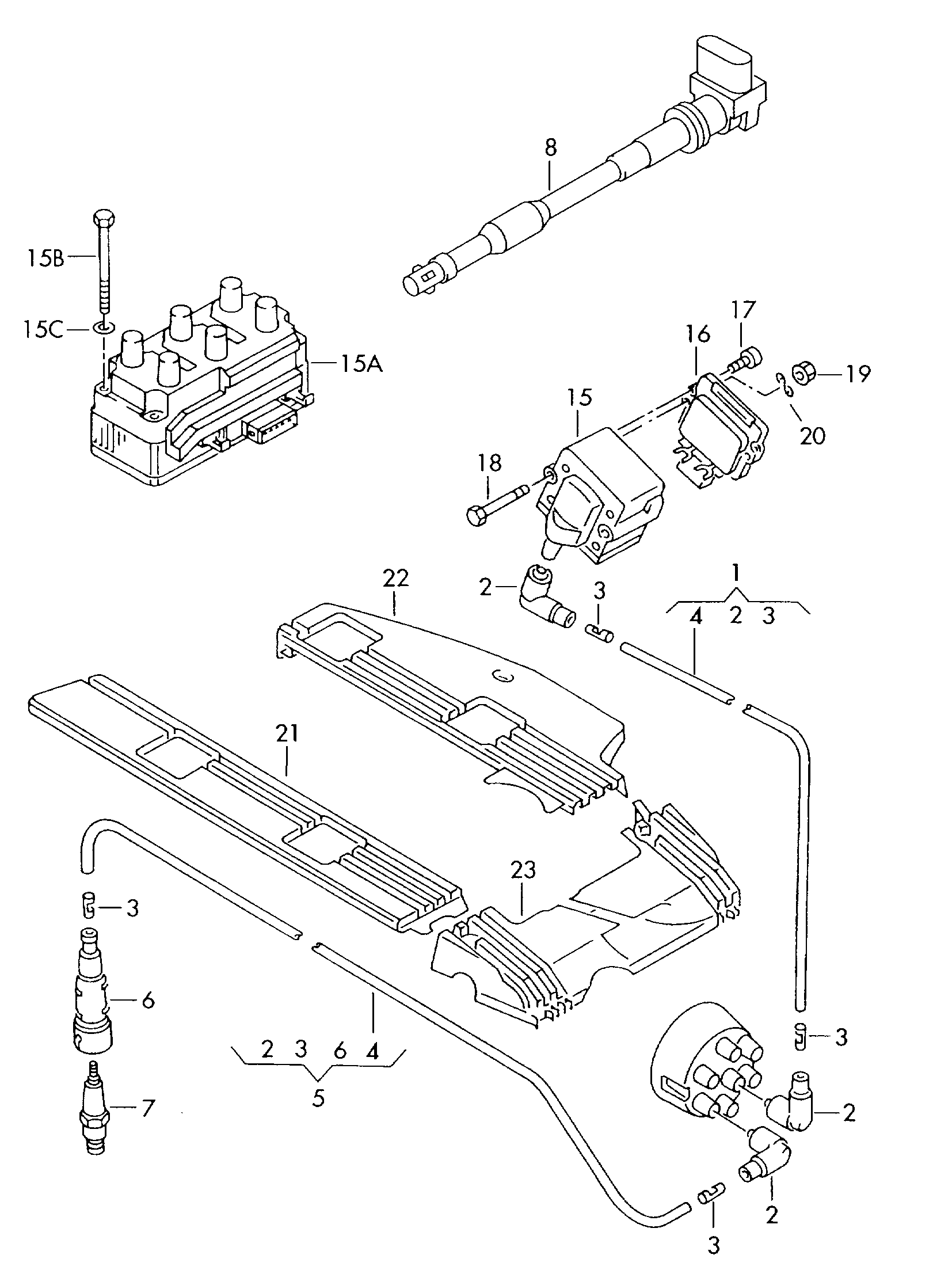 AUDI 357905352 - Катушка зажигания unicars.by