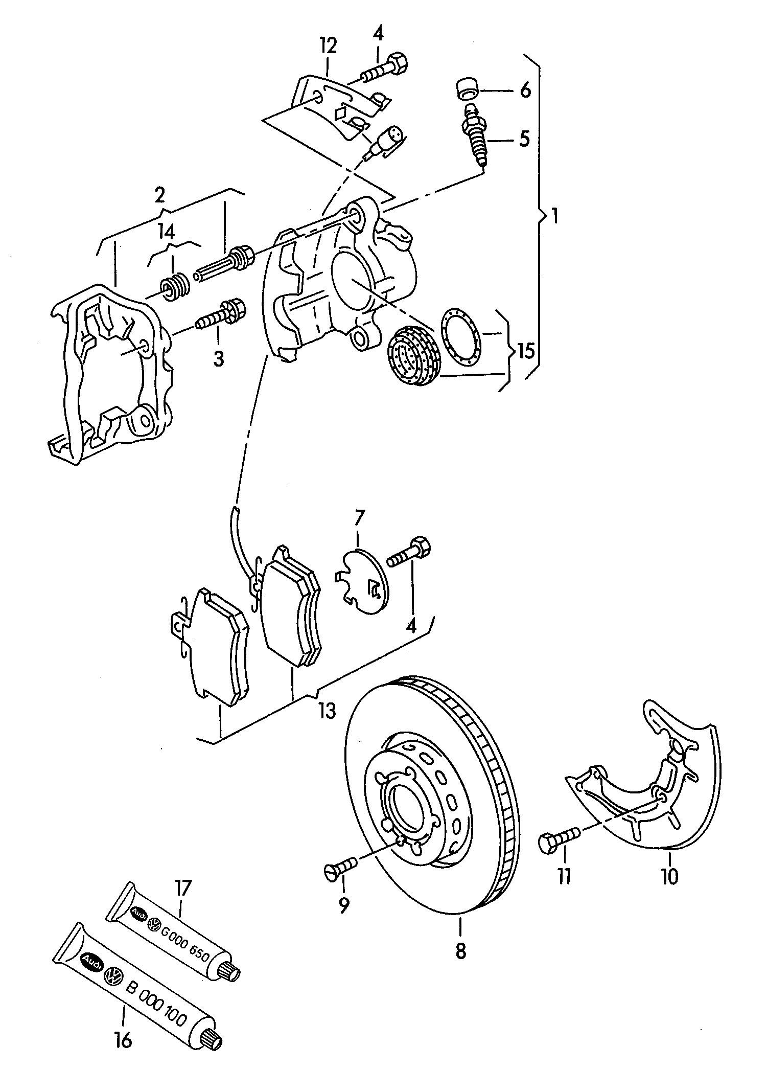 Skoda 1H0 615 301 A - Тормозной диск unicars.by