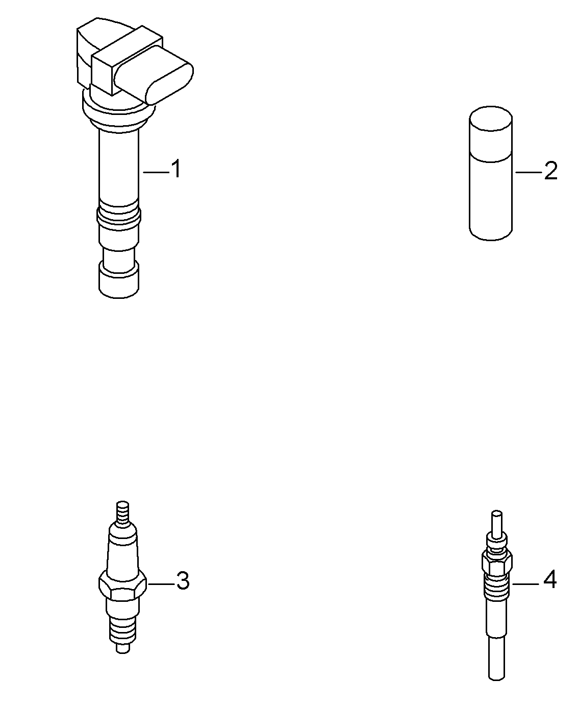 VW 06H 905 611 - Свеча зажигания unicars.by