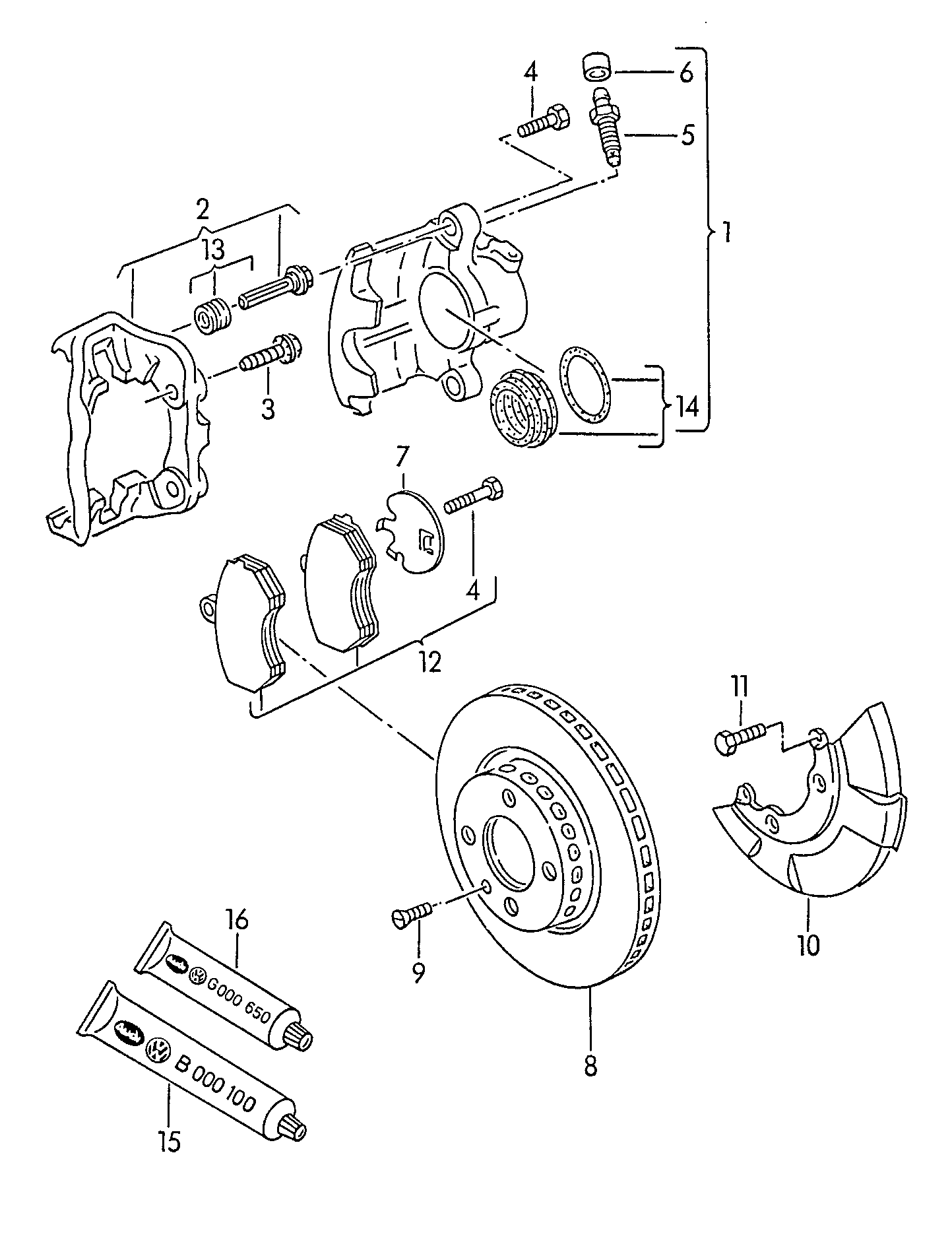 Seat 443615123FX - Ремкомплект, тормозной суппорт unicars.by