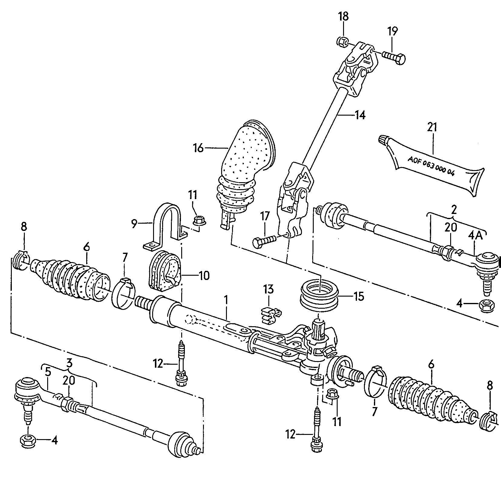 Skoda 191 422 803 A - Рулевая тяга unicars.by