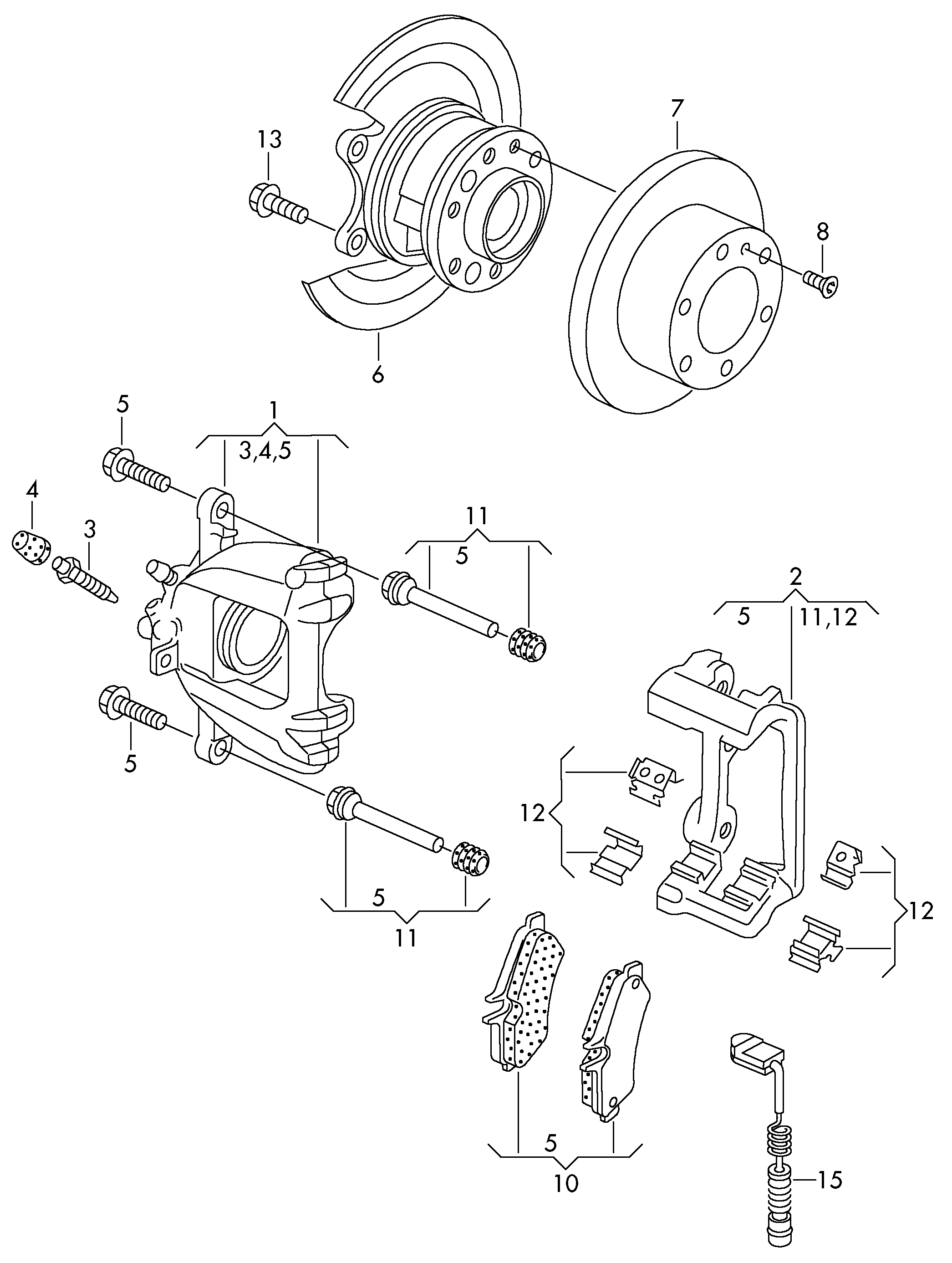 VW 2E0 615 423 - Тормозной суппорт unicars.by