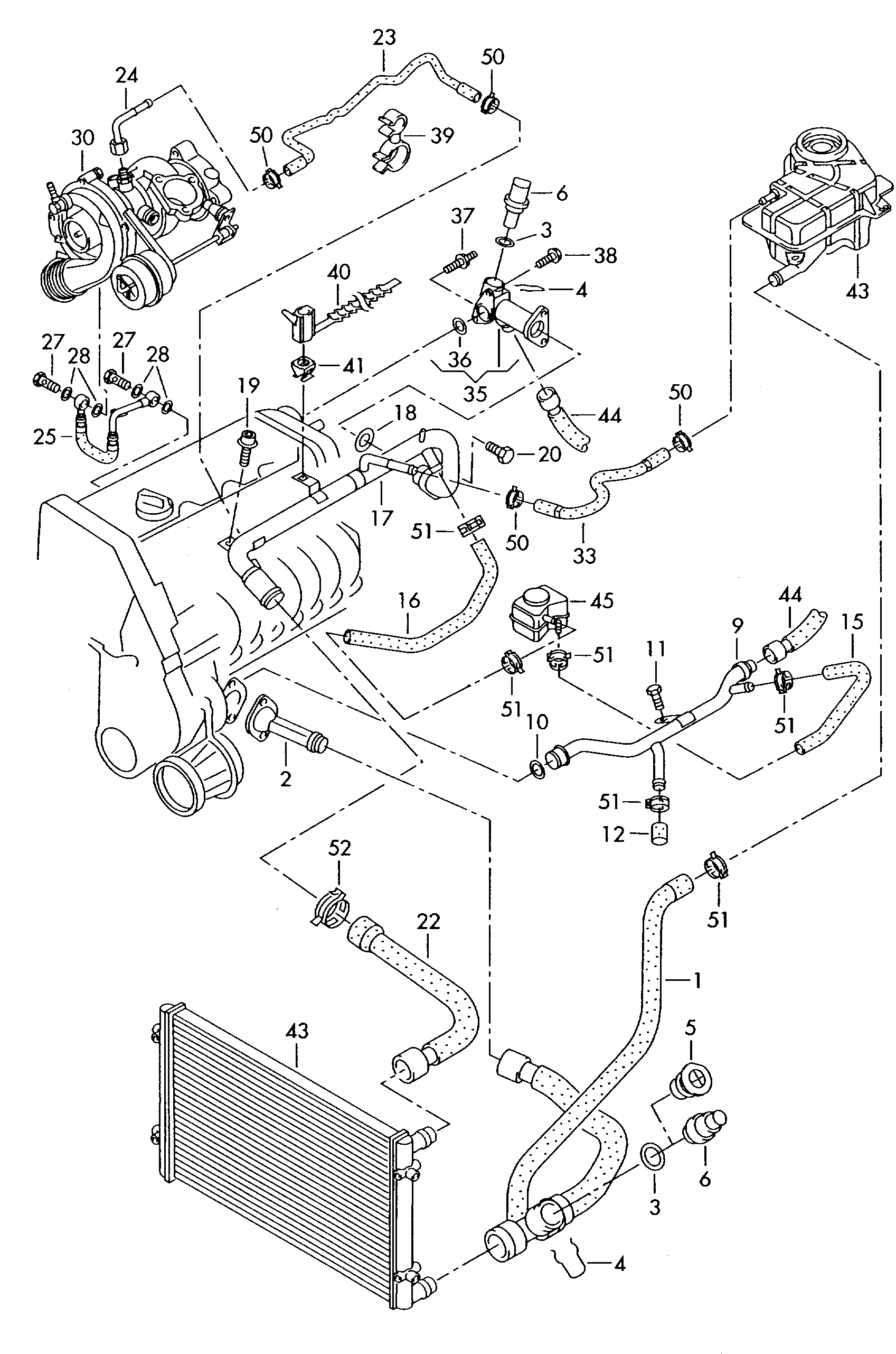 VAG 058121687 - Прокладка, фланец охлаждающей жидкости unicars.by