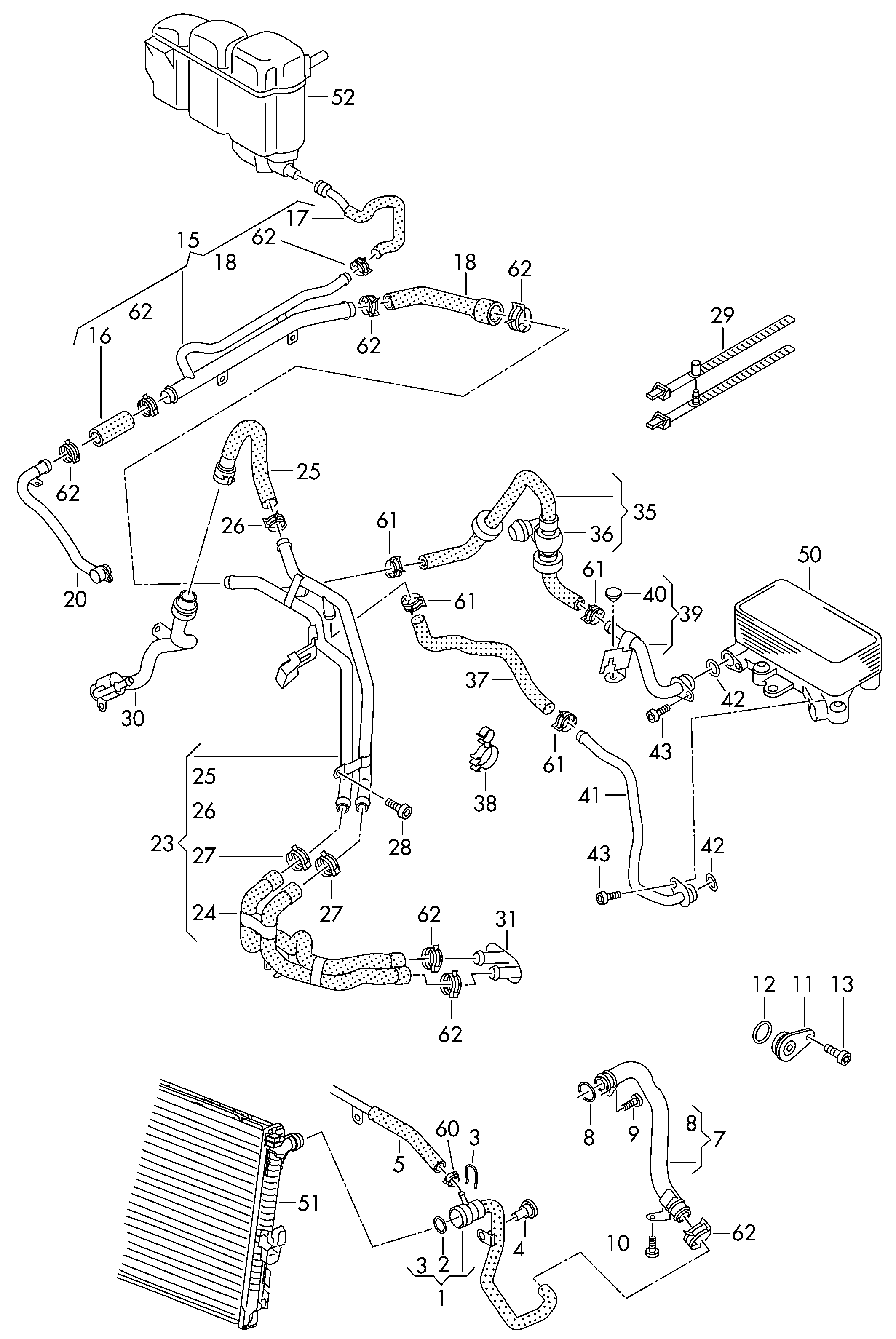 VW N   105 587 01 - Зажимный хомут unicars.by