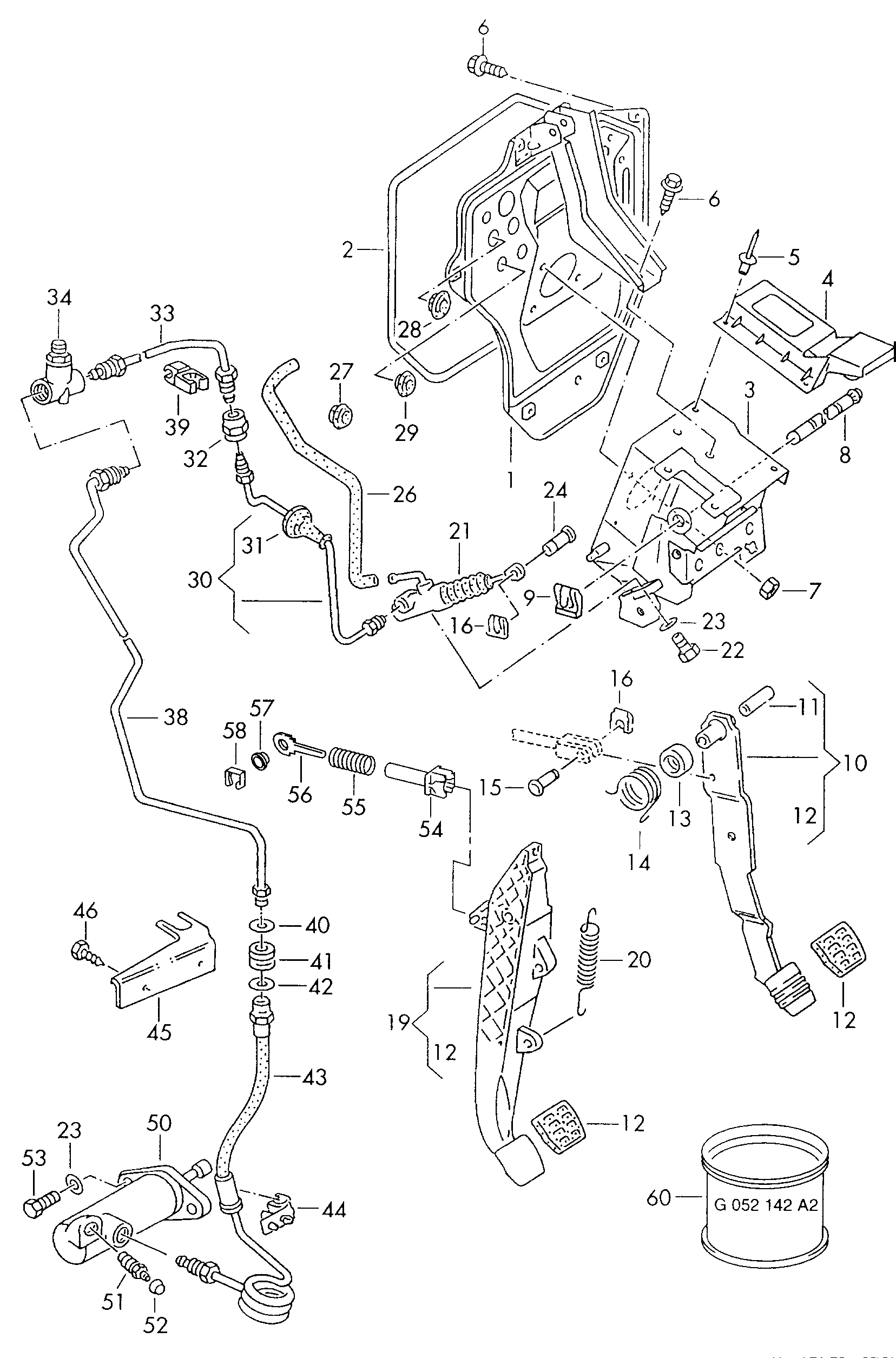 VW N 010 244 25 - Натяжитель, поликлиновый ремень unicars.by