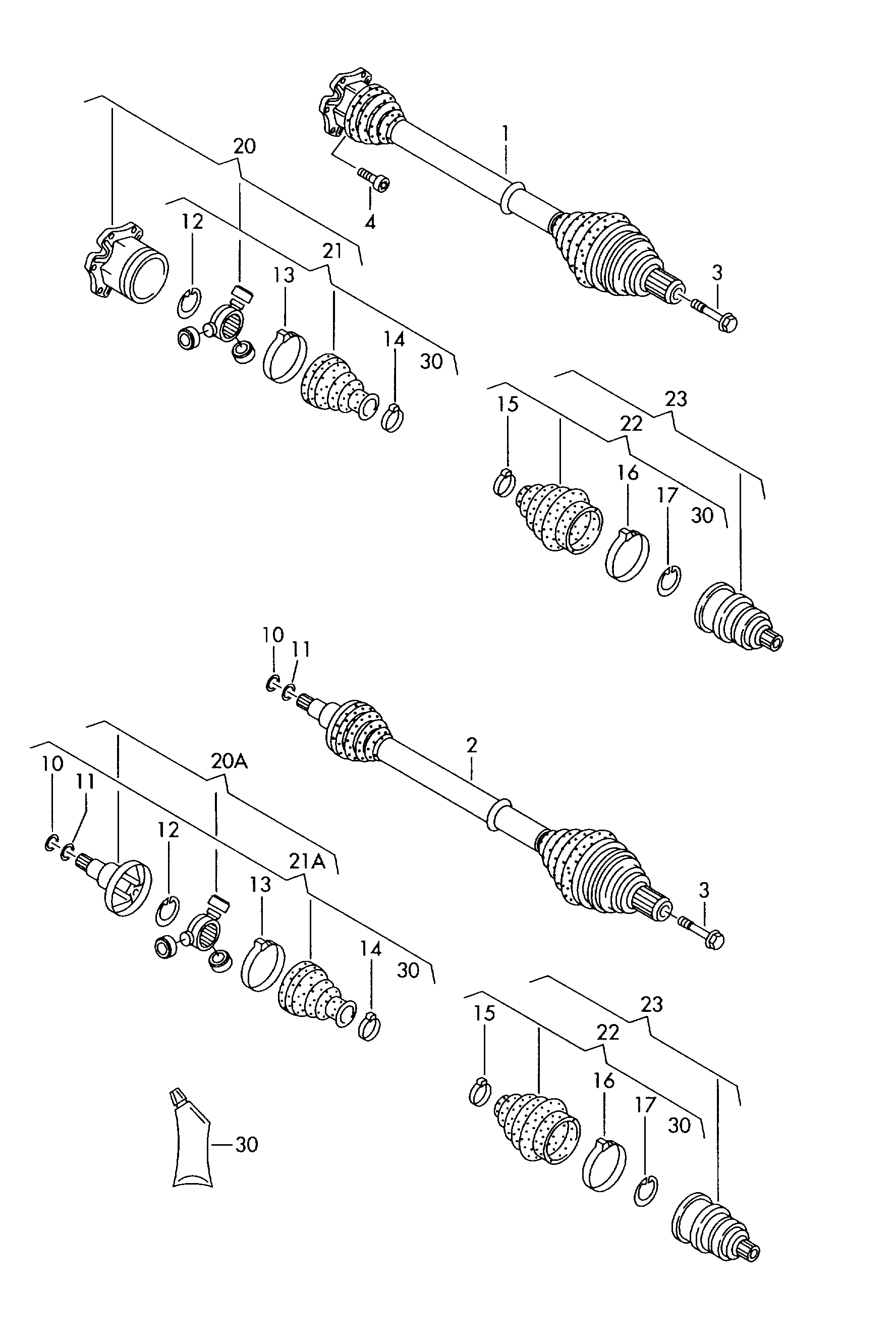 Skoda 7M3 498 201 A - Пыльник, приводной вал unicars.by