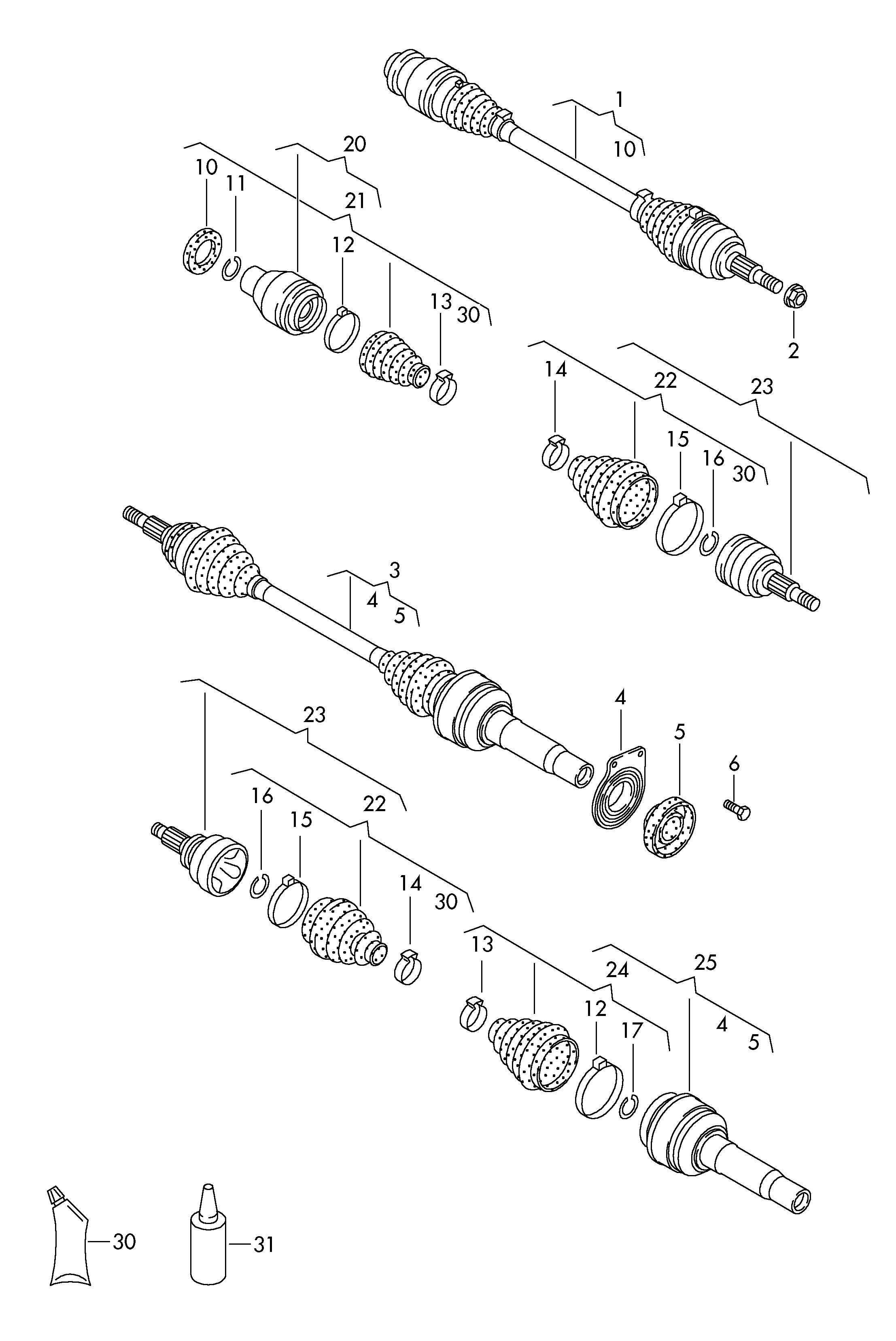 Seat 7H0 498 203 A - Пыльник, приводной вал unicars.by