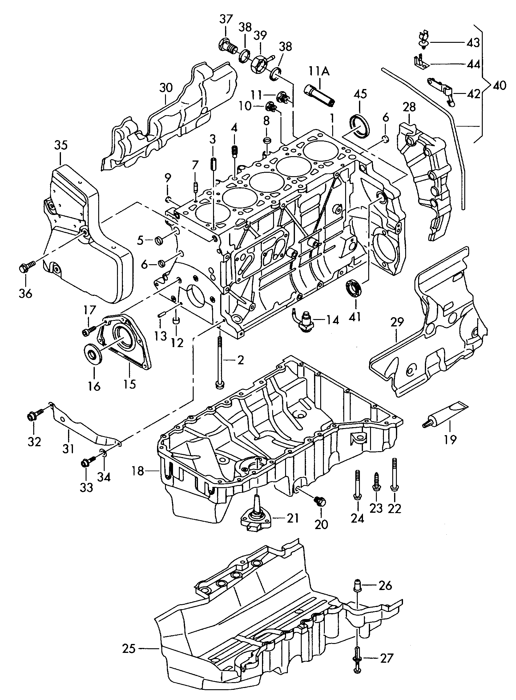 VW 070903107 - Уплотняющее кольцо, коленчатый вал unicars.by