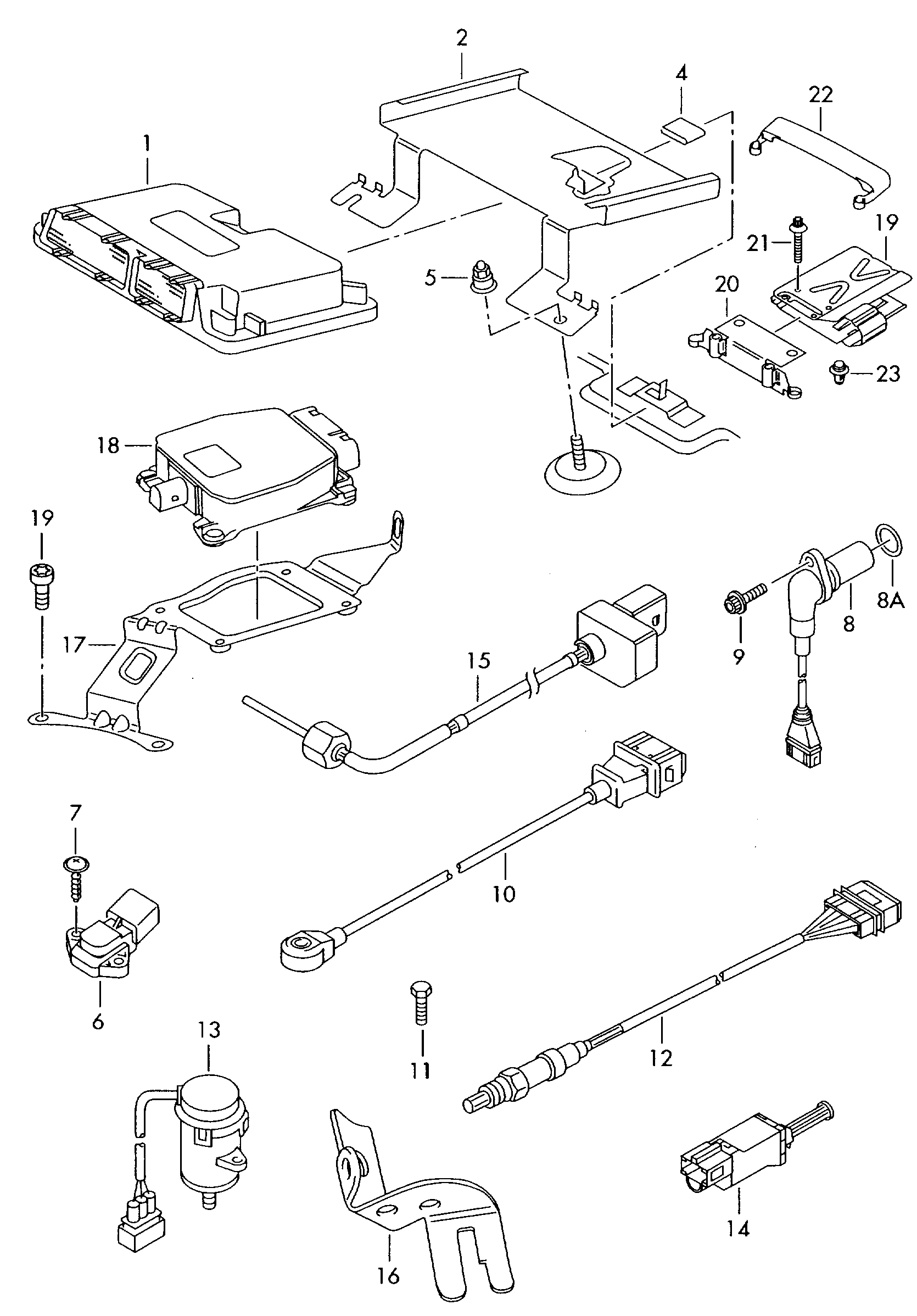 Seat 038957147C - Датчик импульсов, коленвал unicars.by