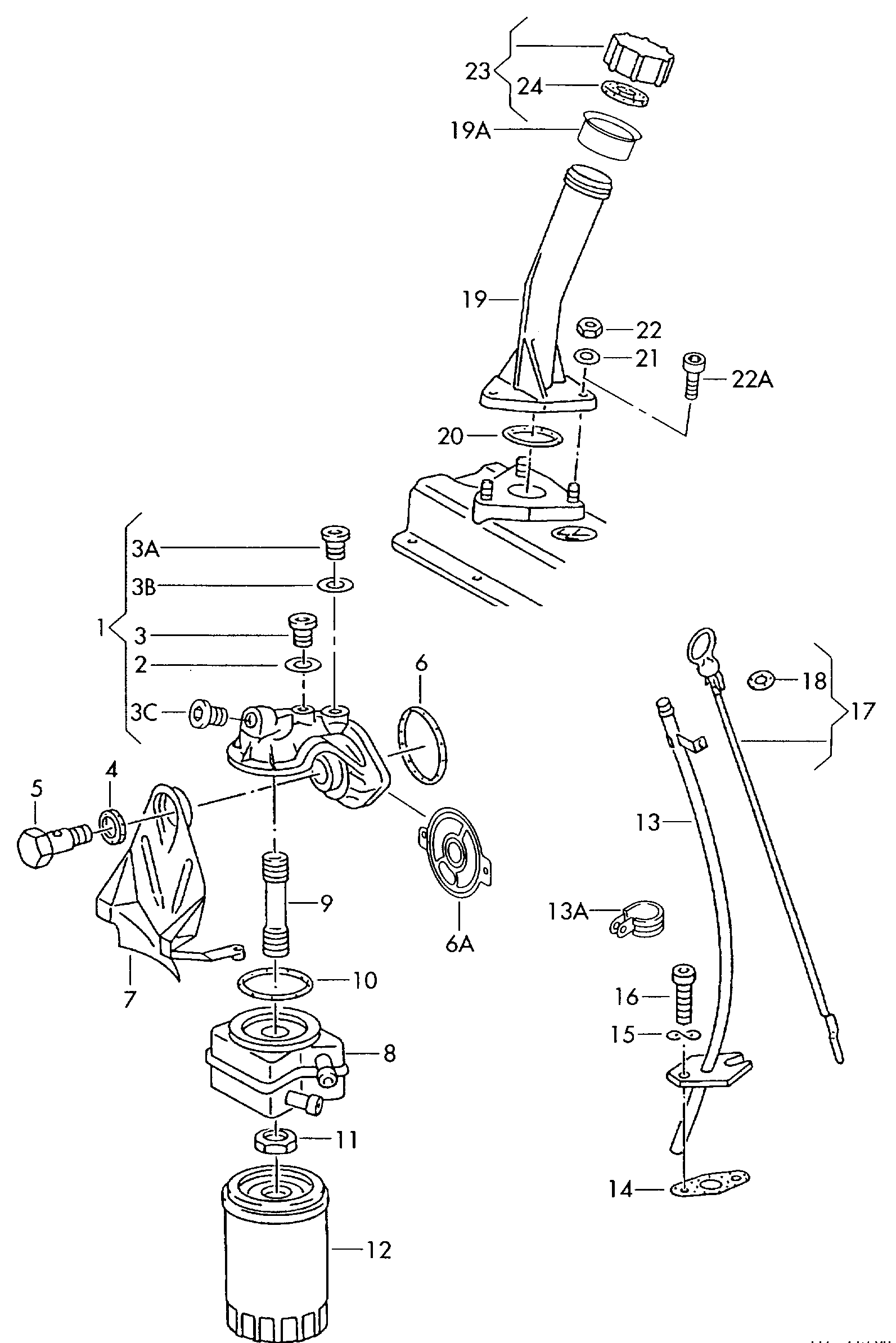 AUDI 074 145 771 N - Трубка, маслопровод компрессора unicars.by