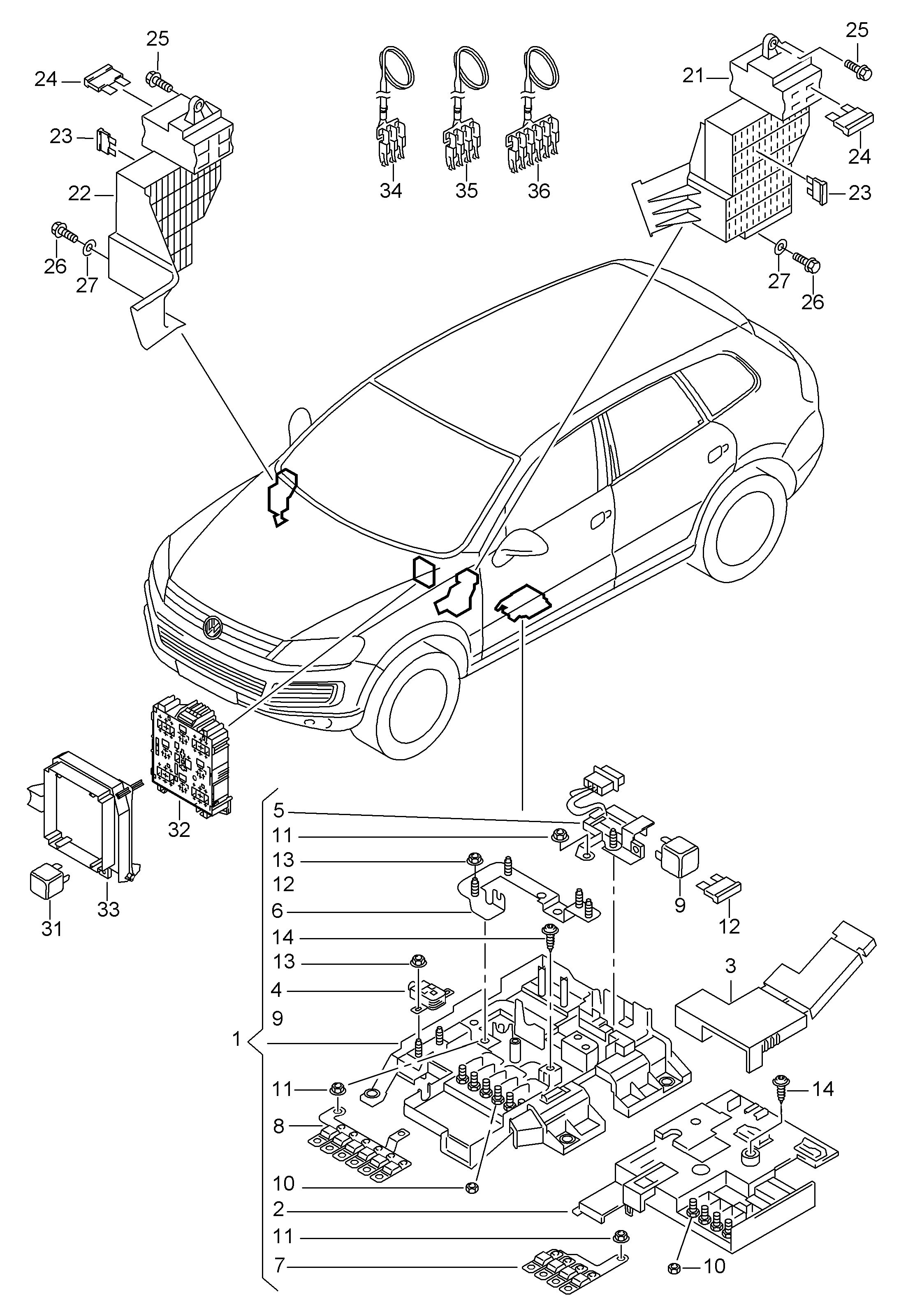 Skoda 4H0 951 253 - Реле, ближний свет unicars.by