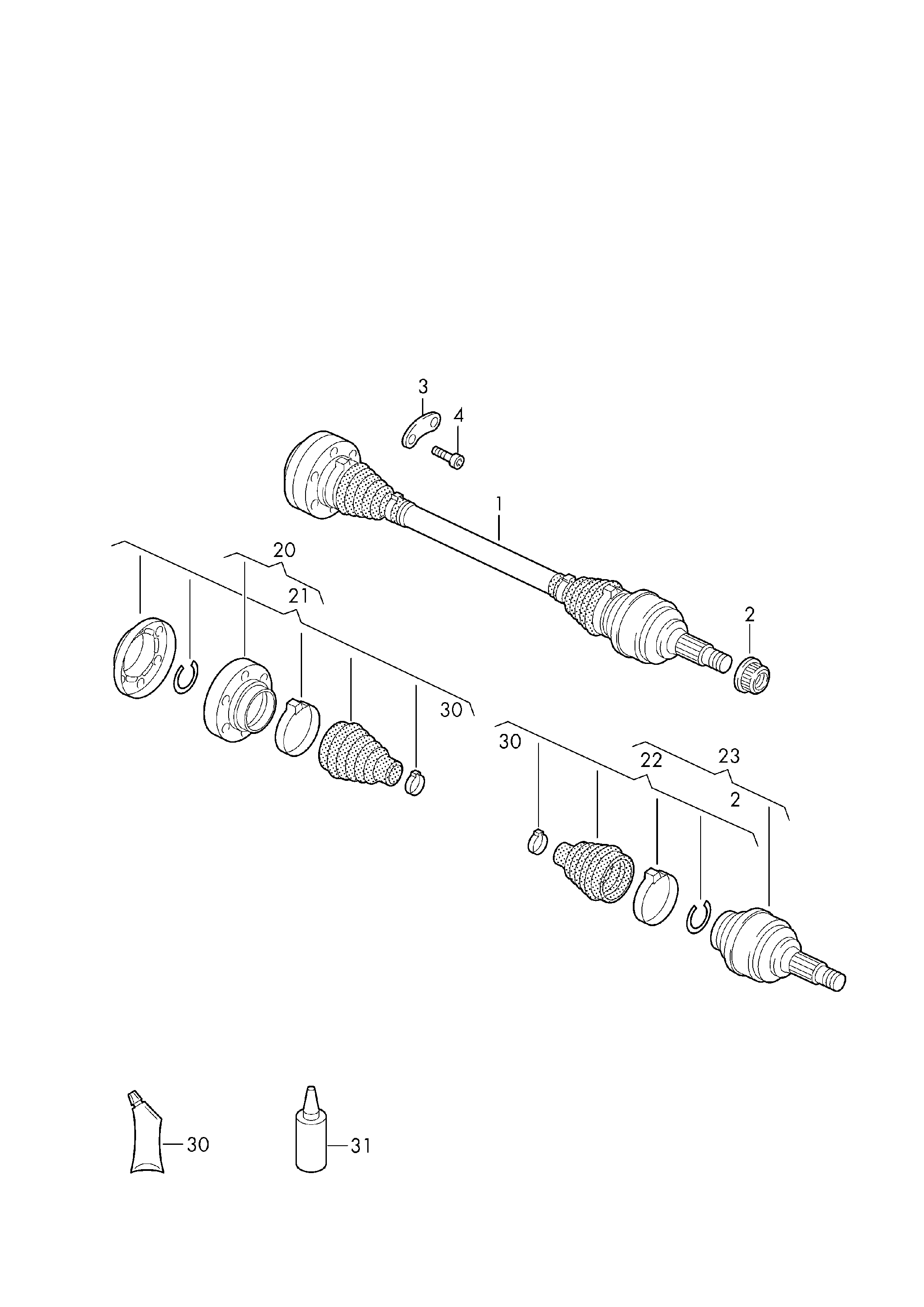 Seat 7L6 498 203 - Пыльник, приводной вал unicars.by