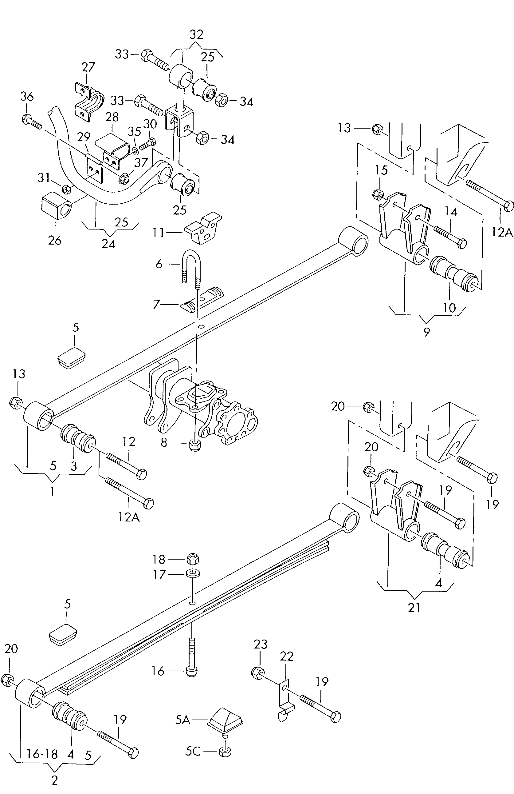 VW 2D0 511 329 A - Тяга / стойка, стабилизатор unicars.by