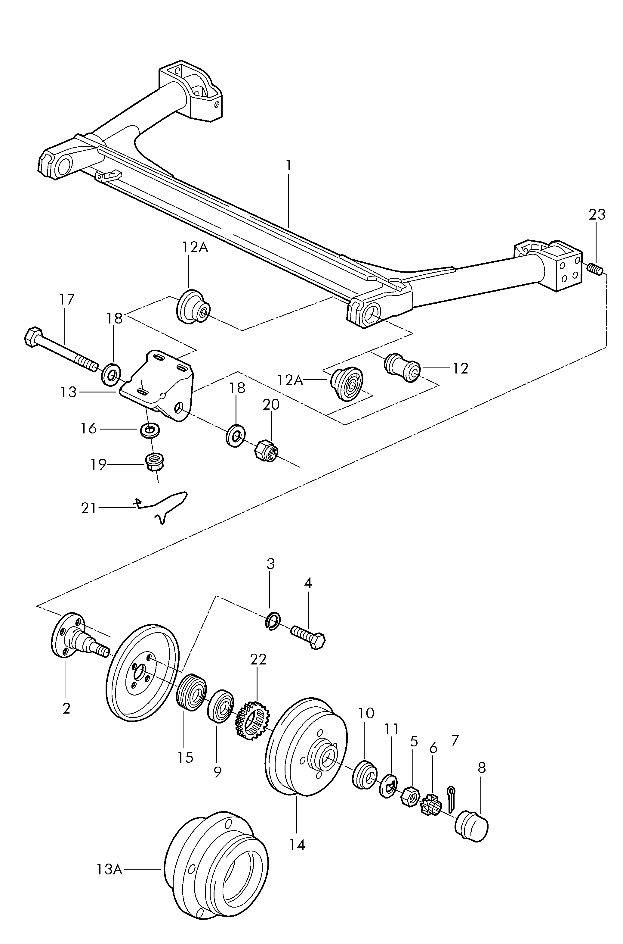 VW N  0211302 - Гайка, выпускной коллектор unicars.by