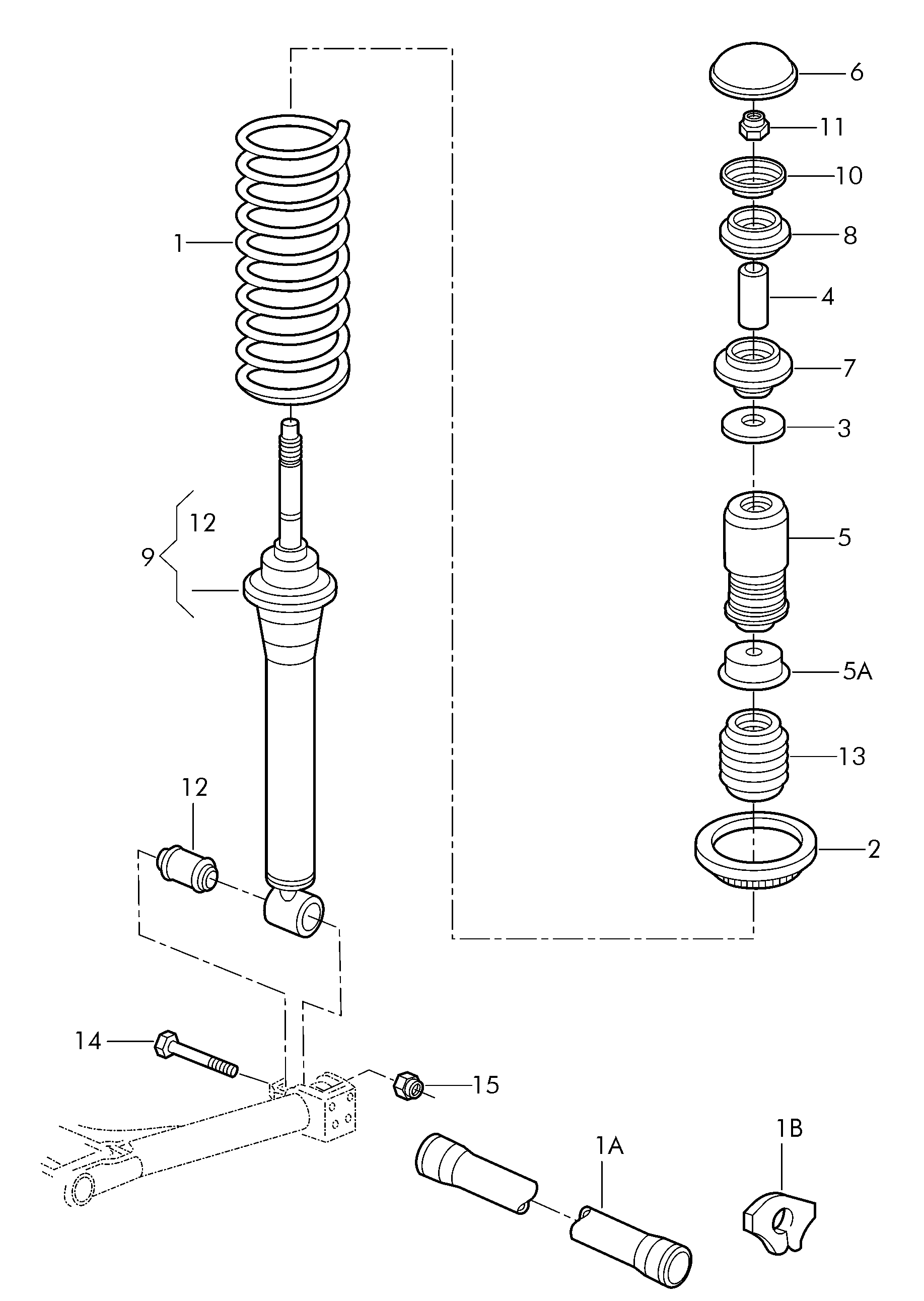 VAG 377513425A - Пыльник амортизатора, защитный колпак unicars.by