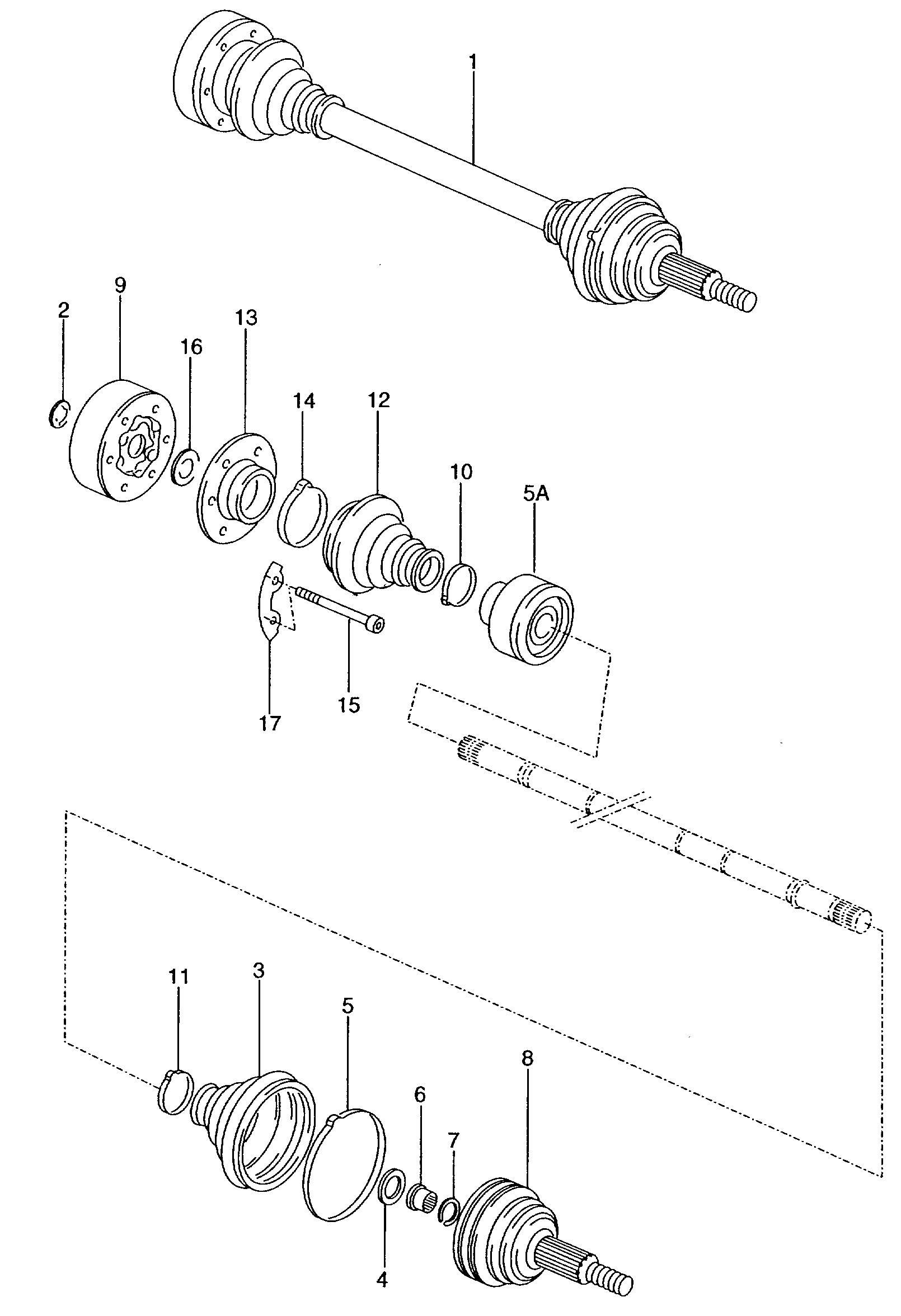 Seat ZBC 407 331 - Шарнирный комплект, ШРУС, приводной вал unicars.by