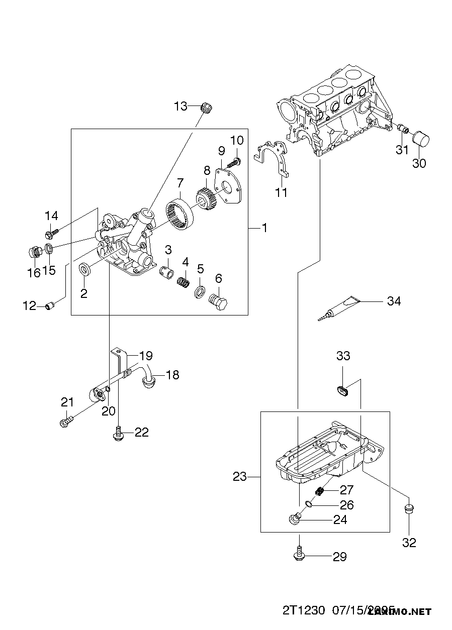 Chrysler 96458873 - Масляный фильтр unicars.by