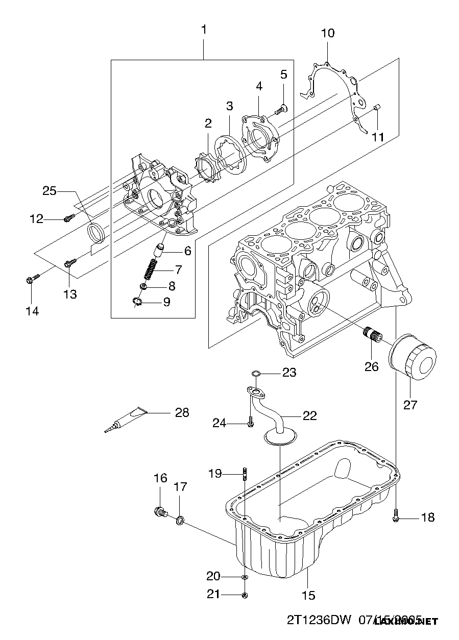 Chevrolet 96395221 - Масляный фильтр unicars.by