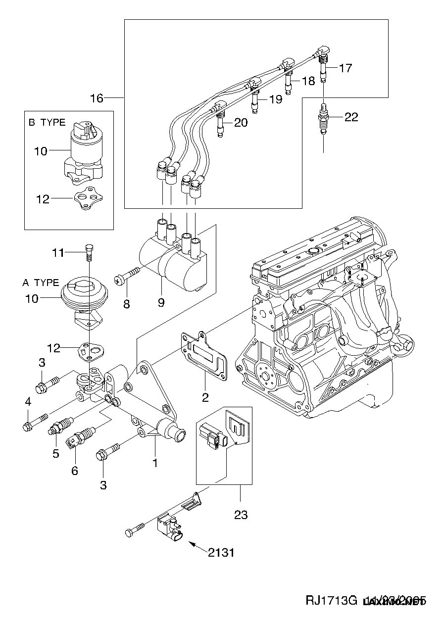 DAEWOO 25165116 - Лямбда-зонд, датчик кислорода unicars.by