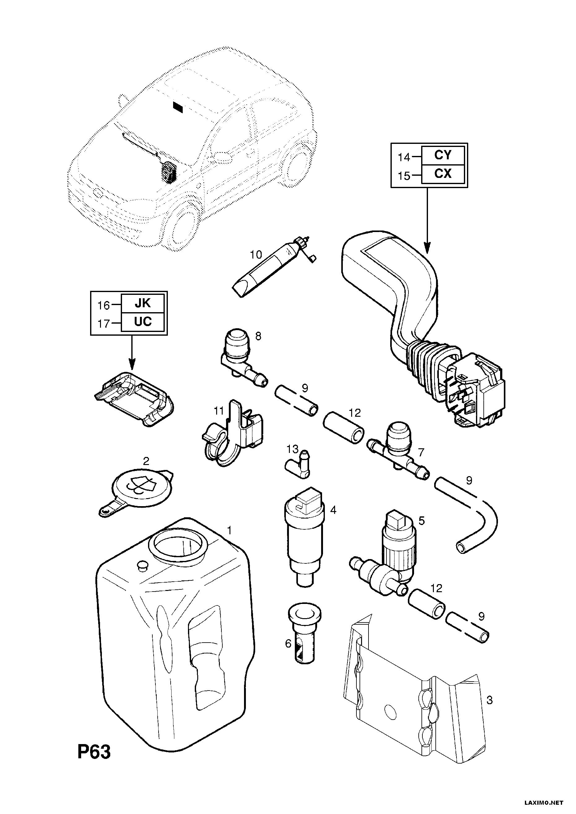 Scania 1 451 226 - Кронштейн, наружное зеркало unicars.by