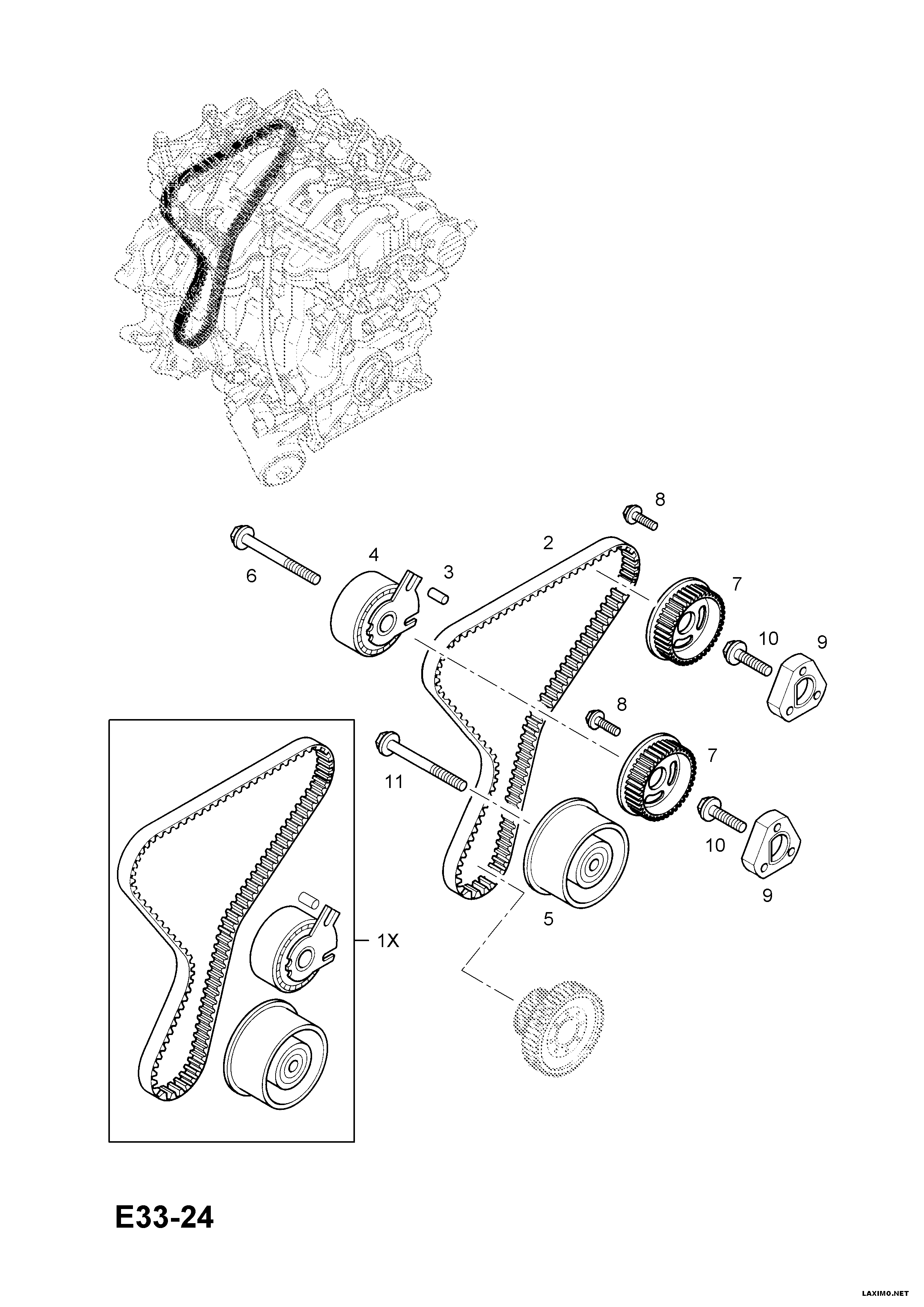 Opel 45 06 091 - Комплект зубчатого ремня ГРМ unicars.by